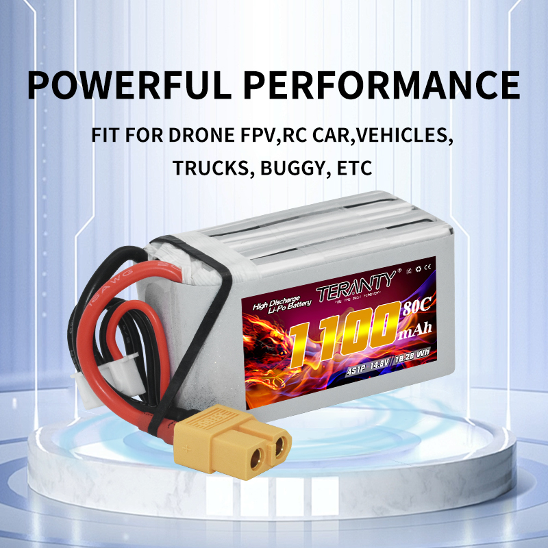 TERANTY 4S 1100MAh 80C/160C Ba - Fpv Drone Esc ulasan dan harga