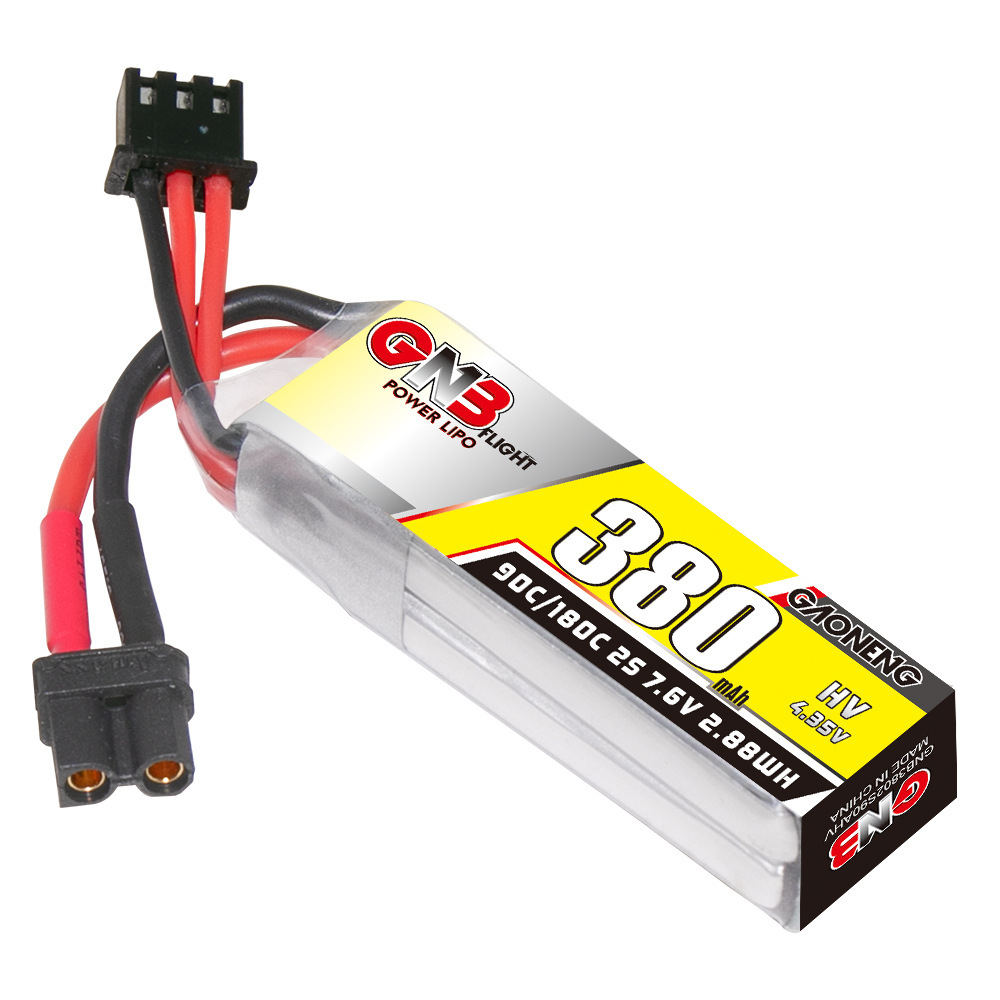Baterai Lipo GNB 2S 7.6V 380mA - Fpv Drone Esc ulasan dan harga